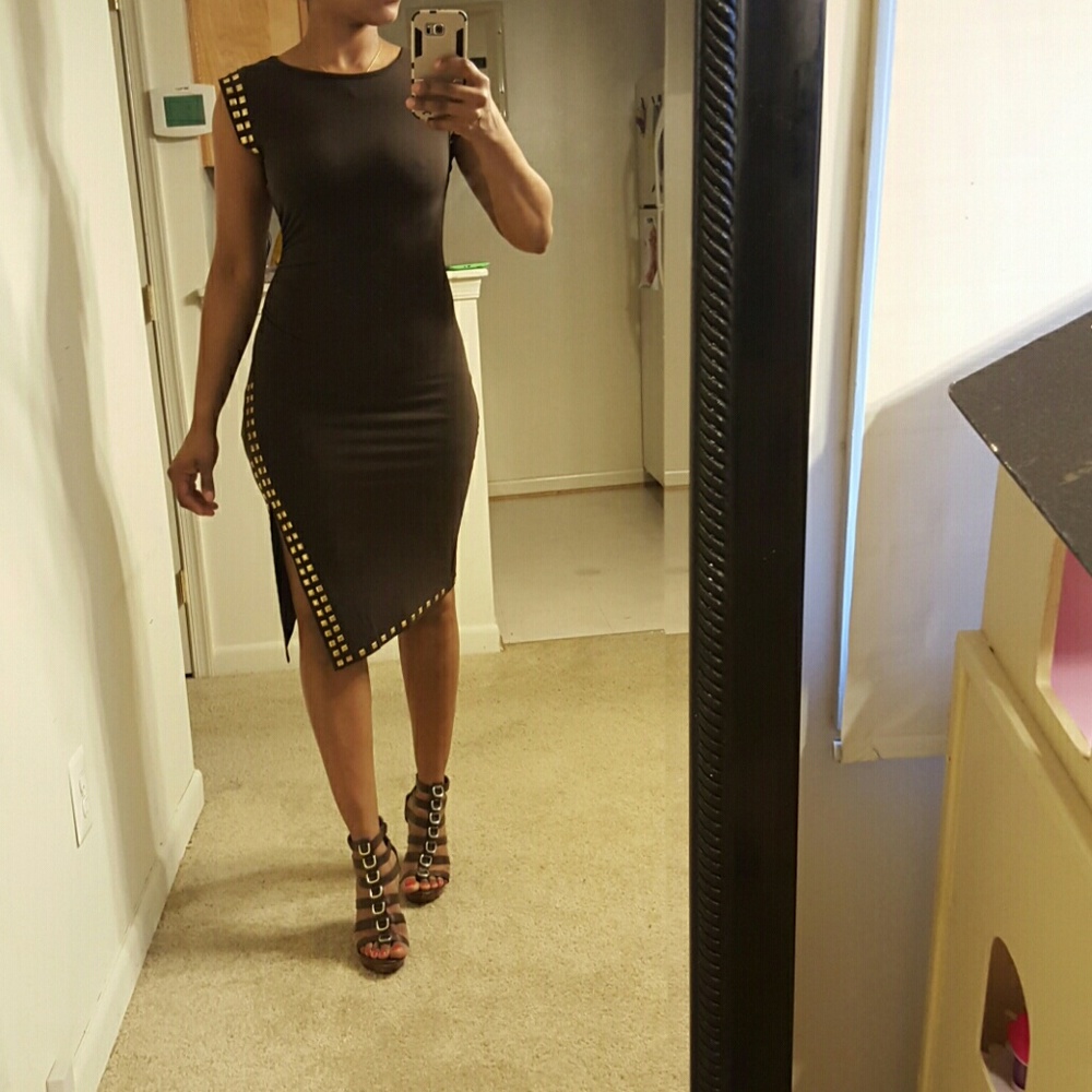 Super sexy brown midi